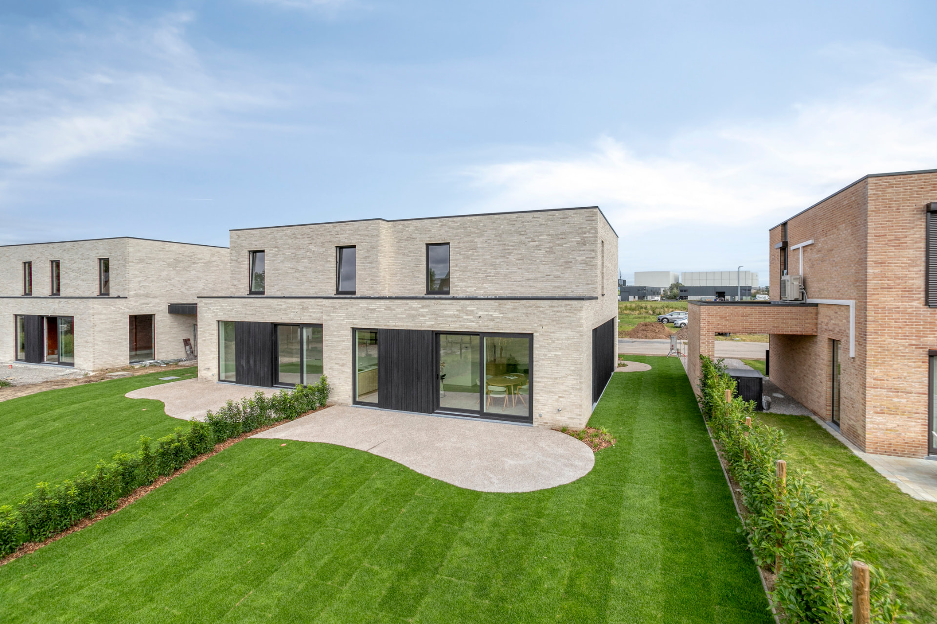 Gevel met zicht op de tuin